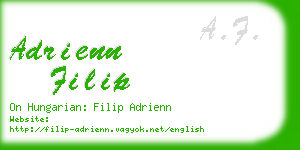 adrienn filip business card